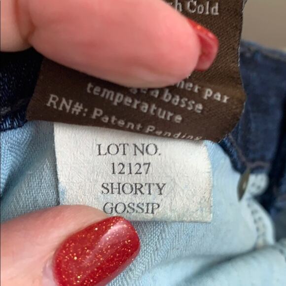 James Jeans Shorty Cutoff Distressed Denim Shorts - Picture 8 of 9